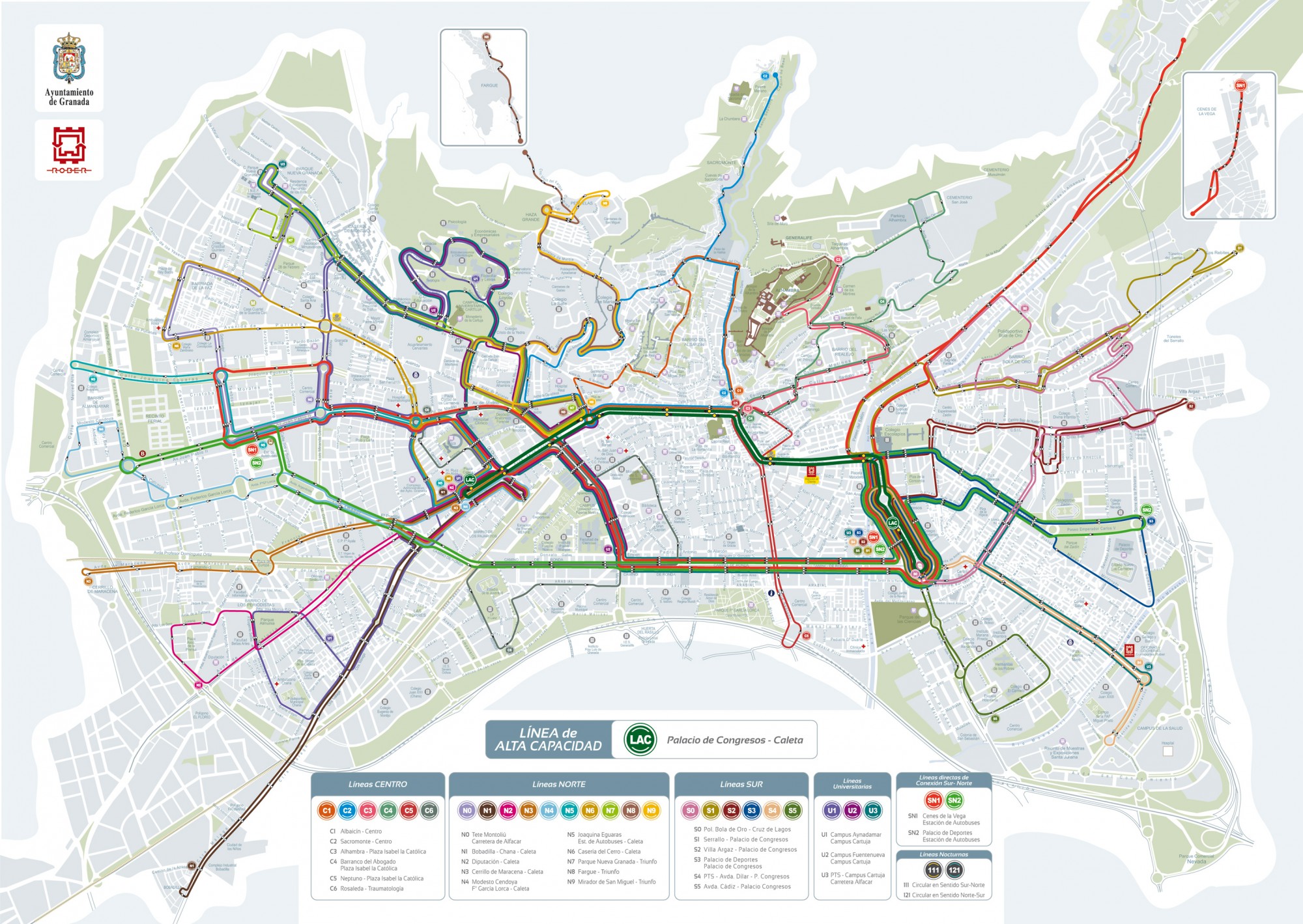 El Ayuntamiento Hace Público El Mapa De Las Que Serán Las Nuevas Líneas ...