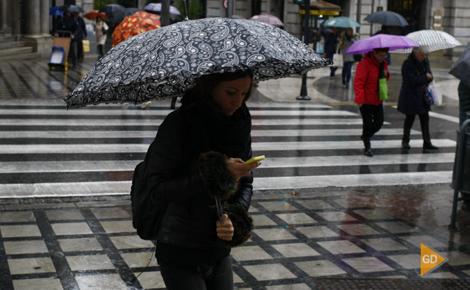 lluvia en Granada