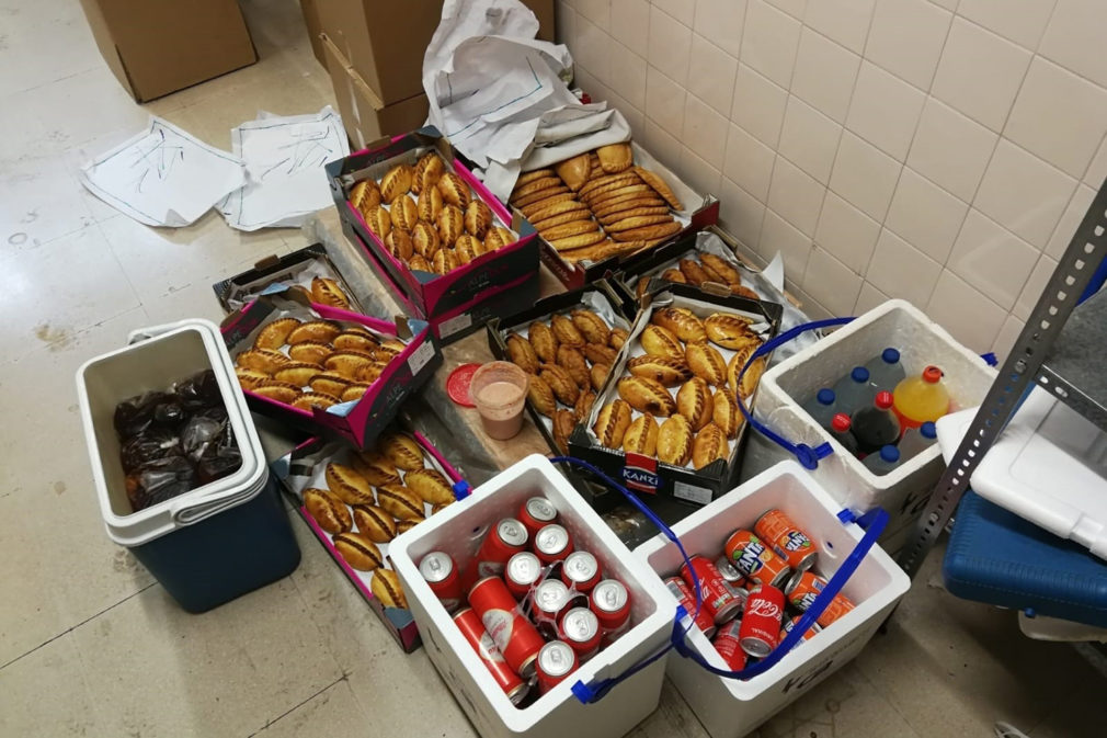 Comida intervenida por la Policía Local de Granada