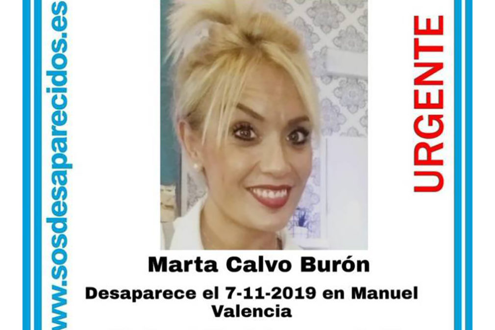 marta calvo desaparecida Valencia