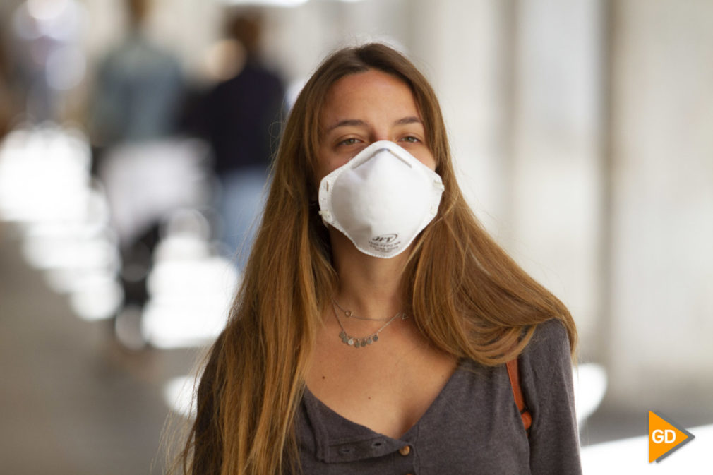 Mascarillas por coronavirus en Granada