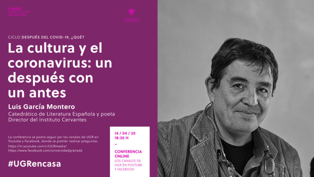 Cartel charla Luis García Montero