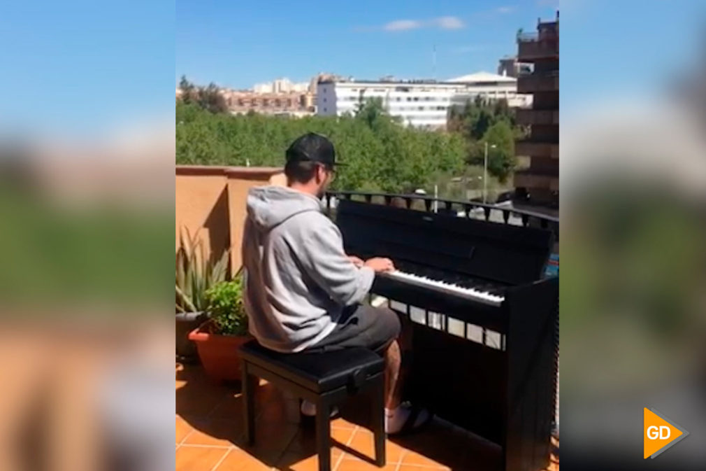 Pianista terraza