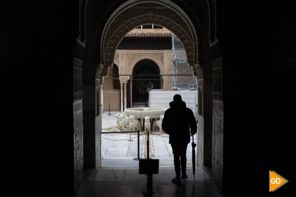 Alhambra de Granada tras el cierre perimetral