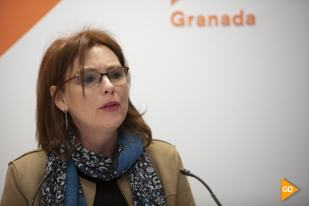 Rueda de prensa de Luis Salvador y Mar Sanchez en la sede de Ciudadanos en Granada