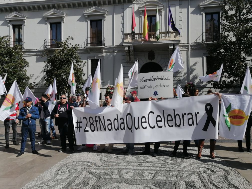 Colectivos granadinistas autonomistas autonomia region granada 28-f nada que celebrar