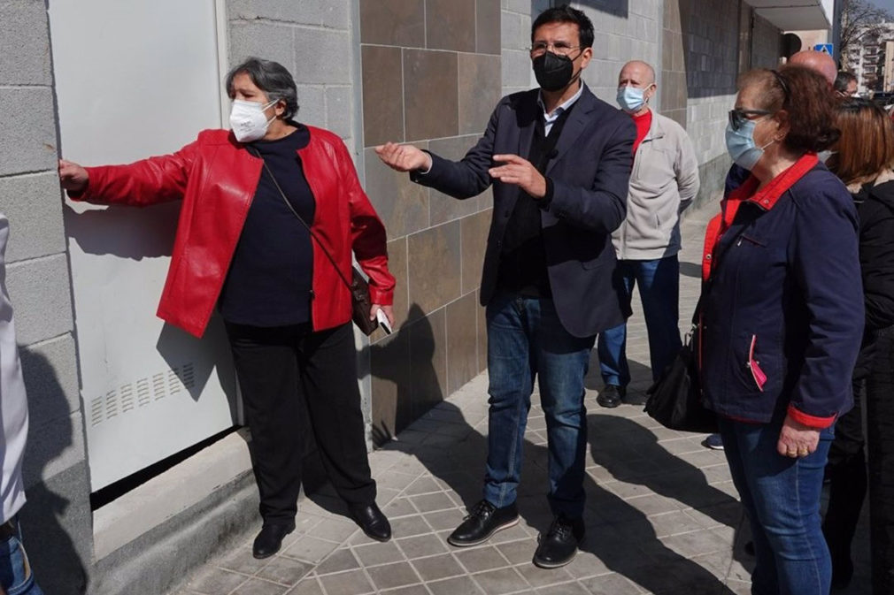 Visita del PSOE a Santa Adela