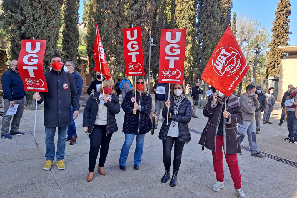 protesta comite empresa patronato alhambra