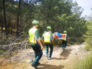 rescate senderista sierra nevada