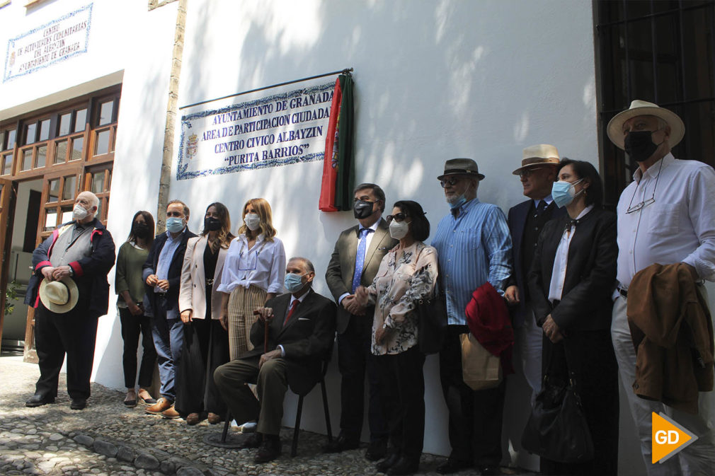 Foto 3 David Canca - Presentación de la placa Centro Cívico Albaicín