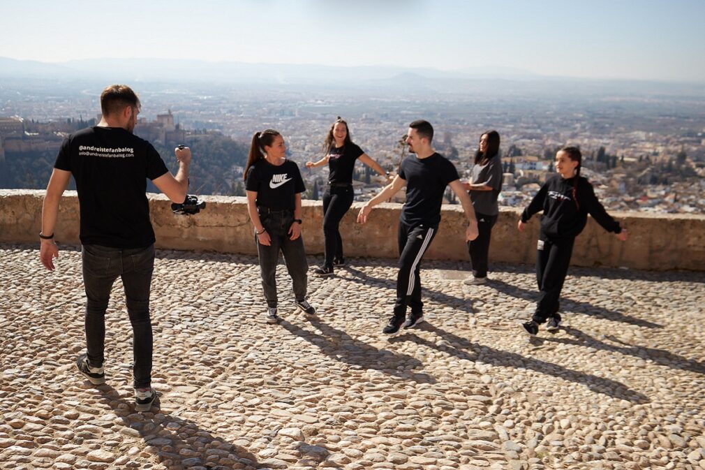 videoclip andalucia gragado en mirador de san miguel granada