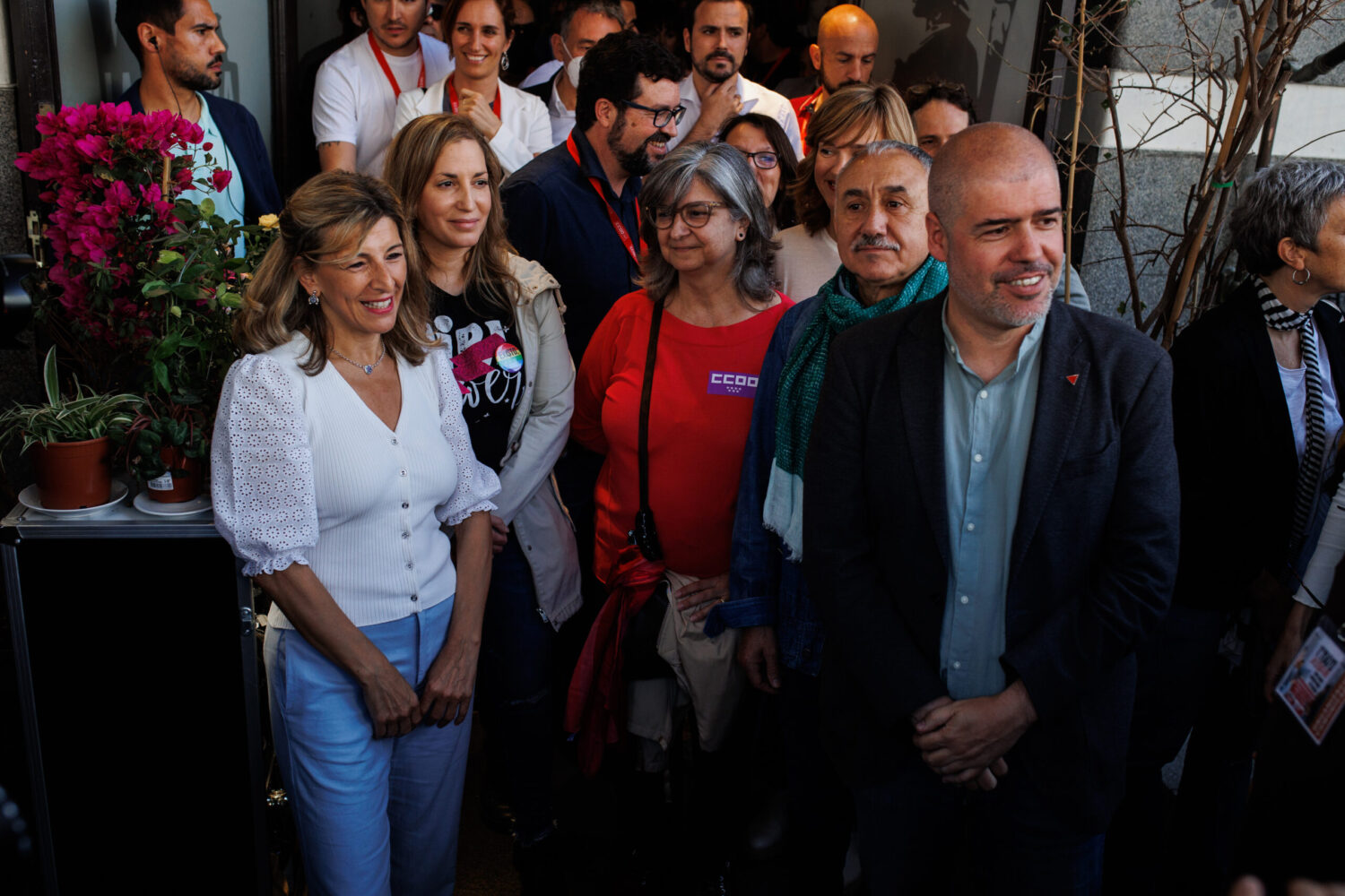 Manifestación por el Día Internacional de los Trabajadores en Madrid