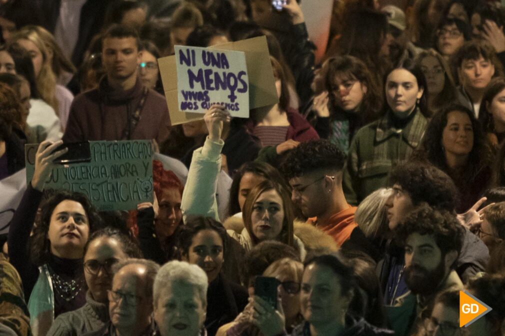 Manifestación del 25N en contra de la violencia de genero en Granada