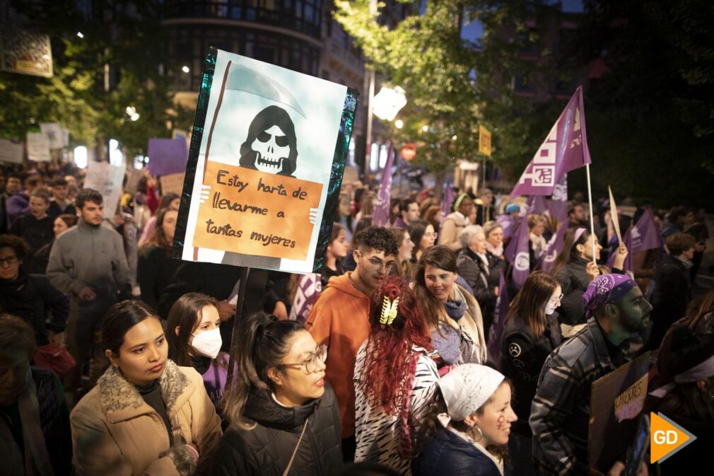 Manifestación del 25N en contra de la violencia de genero en Granada