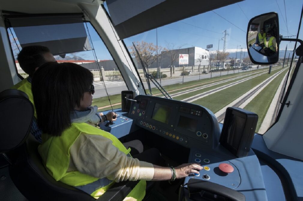 Cabina conductor Metro Granada