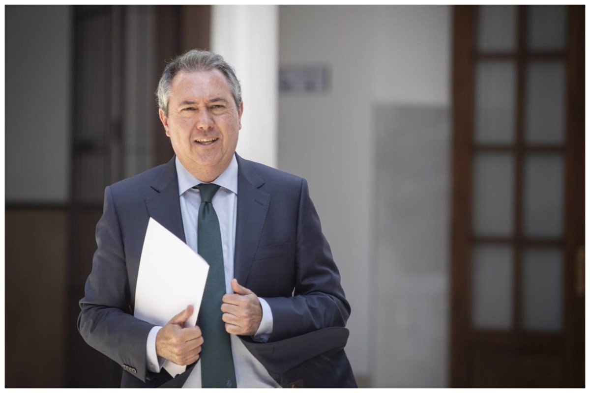 El secretario general del PSOE de Andalucía, Juan Espadas, en una foto de archivo en el Parlamento andaluz. - María José López - Europa Press