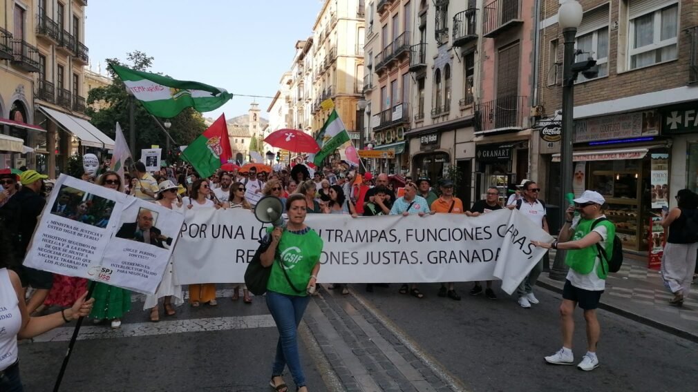 manifestación justicia csif