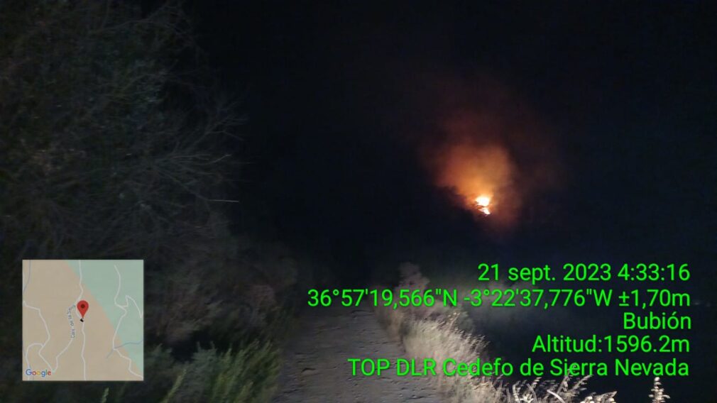 Incendio Forestal Pampaneira