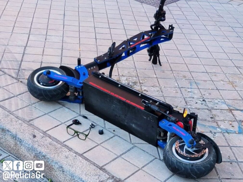 Granada.- Sucesos.- Muere un joven tras un accidente con el patinete eléctrico prestado que conducía