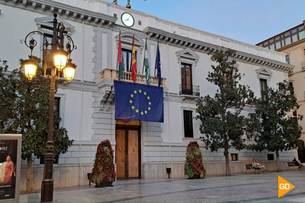 Bandera Europa UE Ayuntamiento Granada