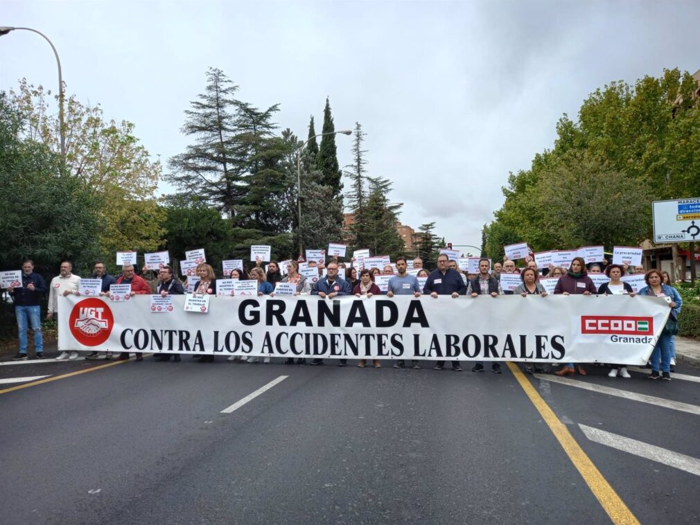 Granada.- Sindicatos denuncian la alta siniestralidad laboral en la provincia, con 14 fallecidos en lo que va de año