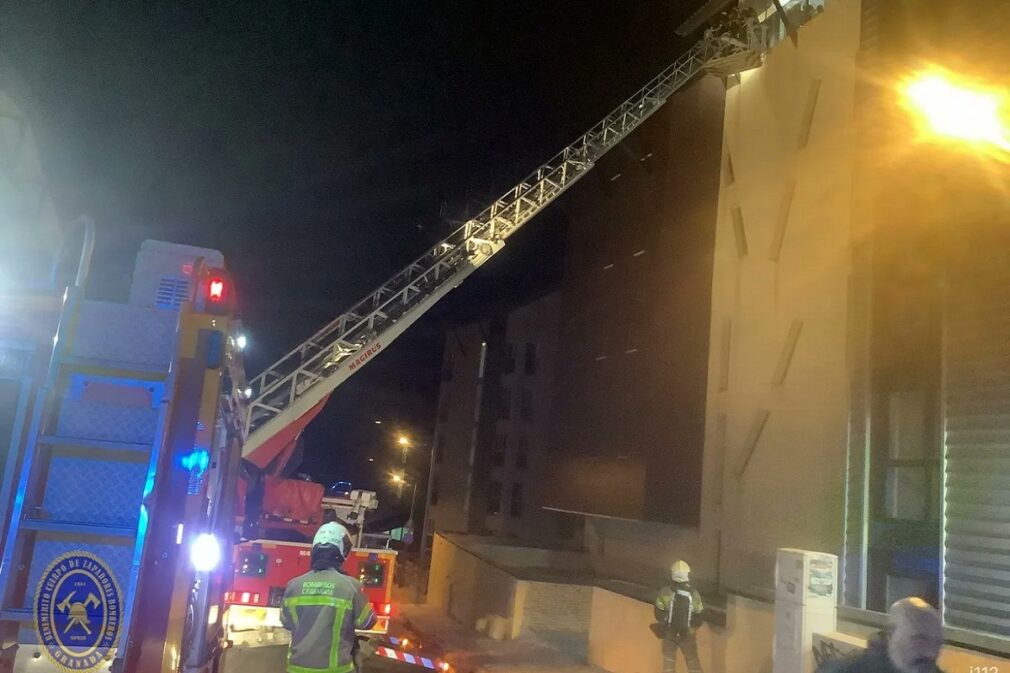 incendio vivienda pradollano - bomberos de granada