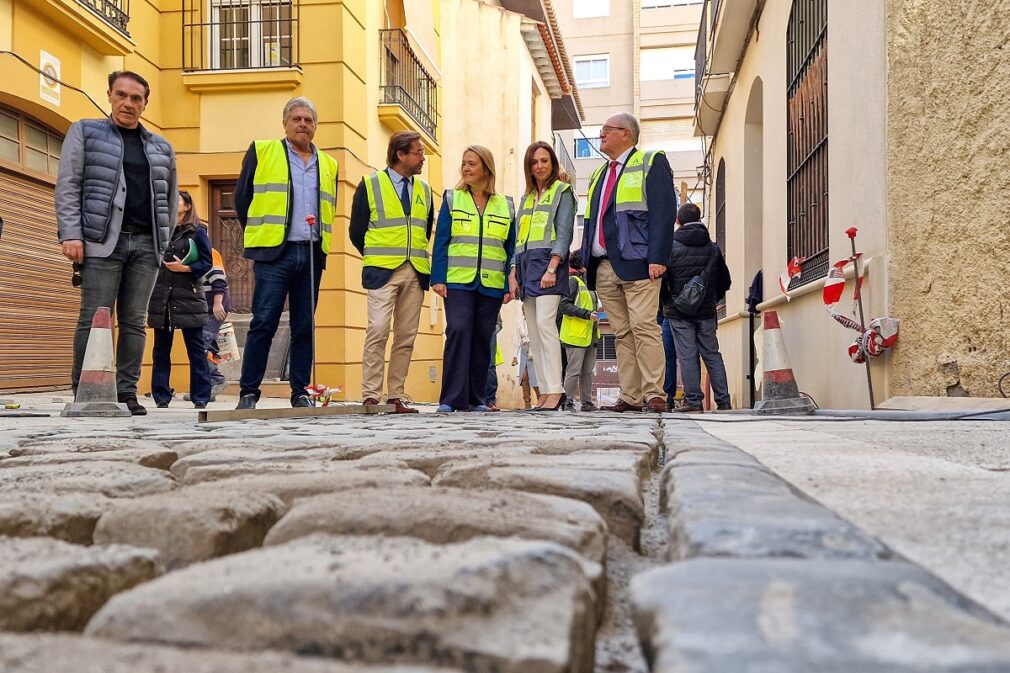 Visita obras calles casco histórico