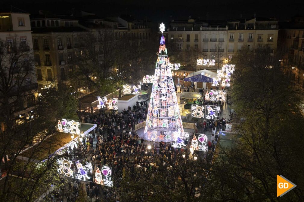 Encendido de las luces de Navidad en Granada