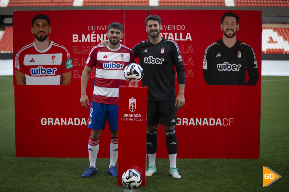 Presentacion de Bruno Mendez y Augusto Batalla como nuevos jugadores del Granada CF