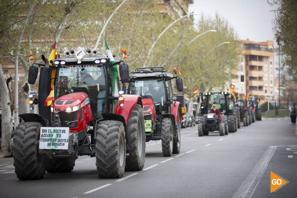 Tractorada en Granada