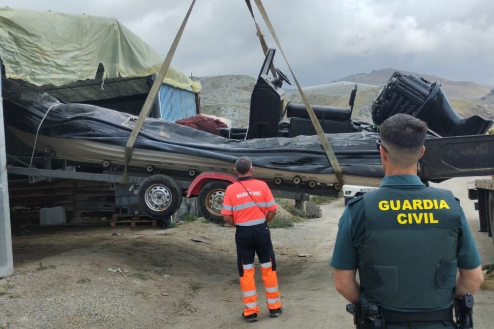 Embarcación incautada Guardia Civil Albuñol