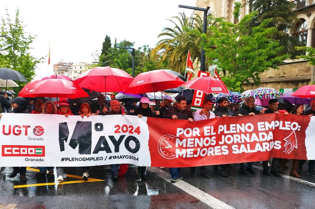 manifestacion 1 mayo granada