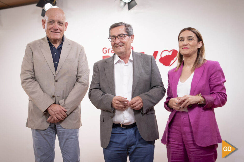 Rueda de prensa del PSOE Granada sobre la gestión de Juanma Moreno