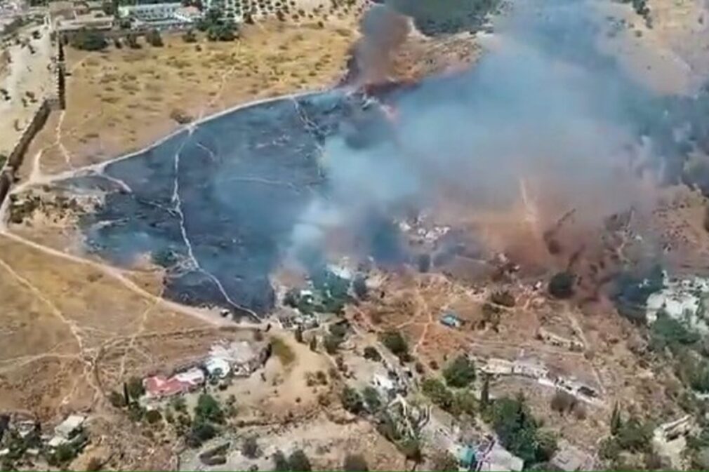 Incendio Sacromonte