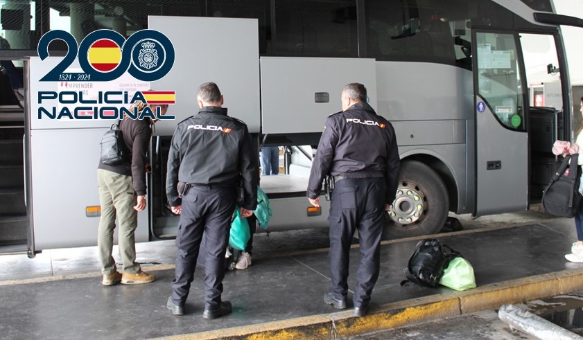 policia nacional estacion de autobuses de granada