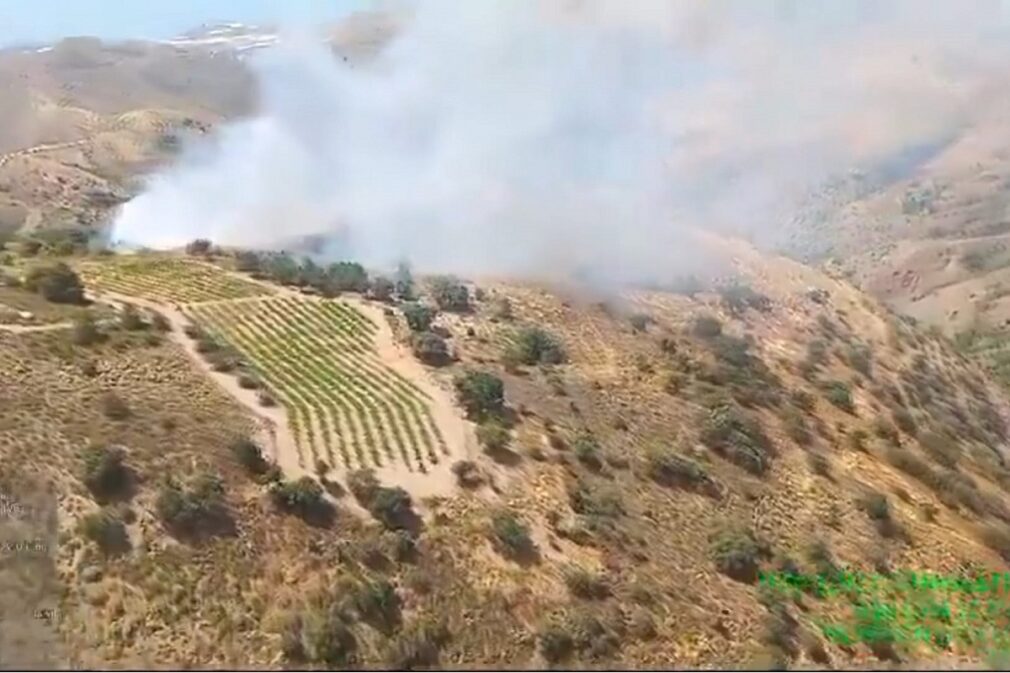 incendio forestal polopos