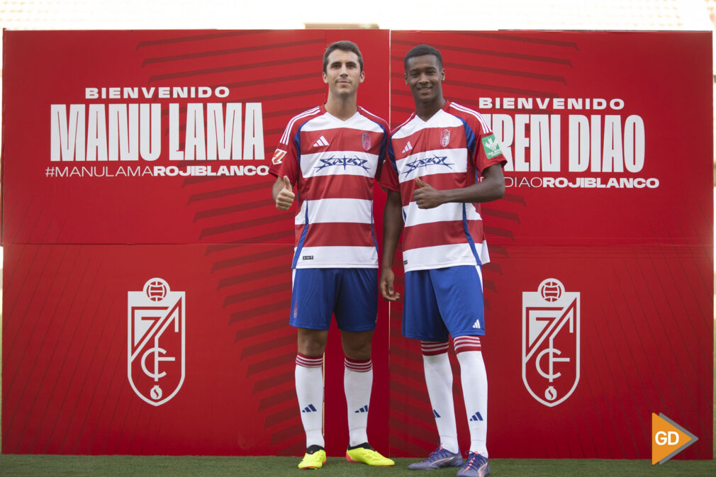 Presentacion de Siren Diao y Manu Lama como nuevos jugadores del Granada CF