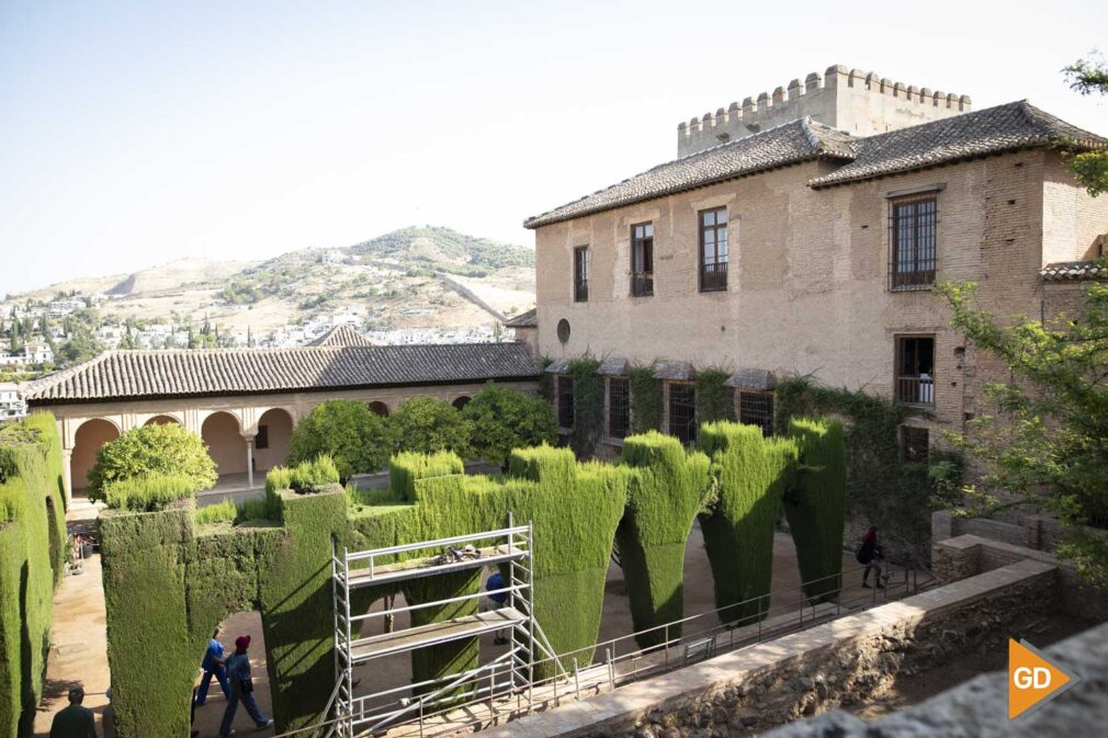 Presentacion de las Obras de las cubiertas de los palacios de la Alhambra