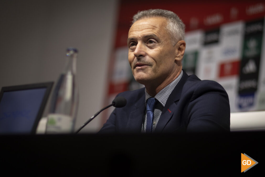 Rueda de prensa de Fran Escriba como nuevo entrenador del Granada CF y Mateo Tognozzi