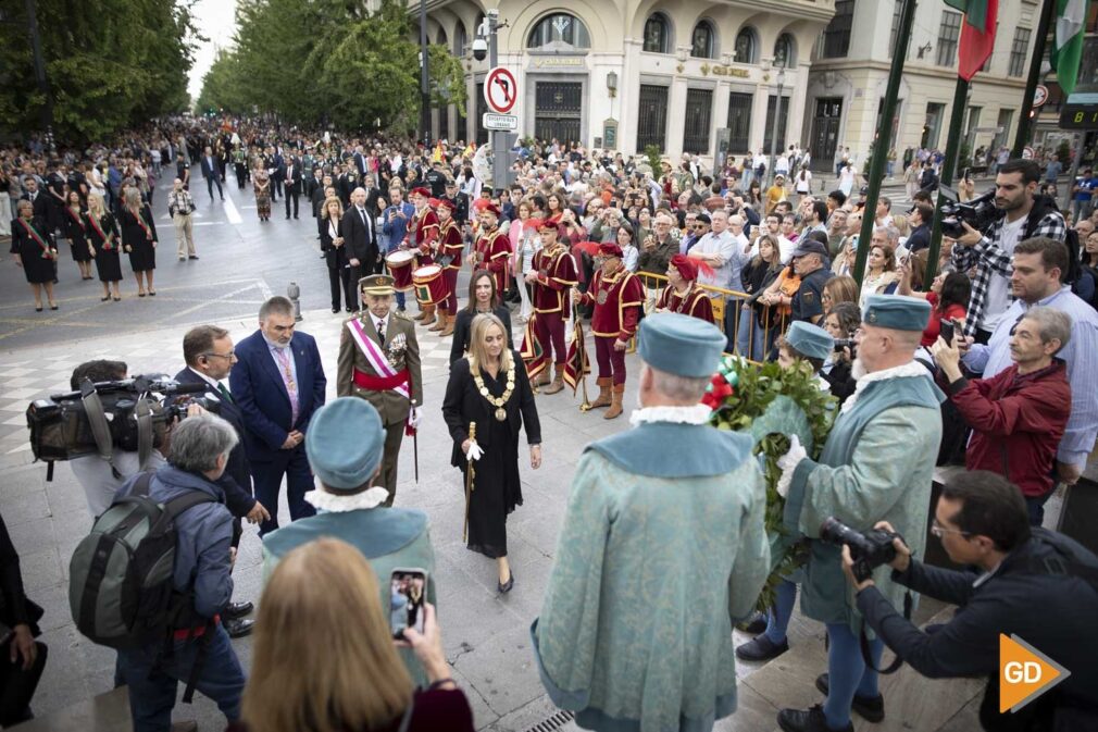 Desfile del dia de la Hispanidad en Granada