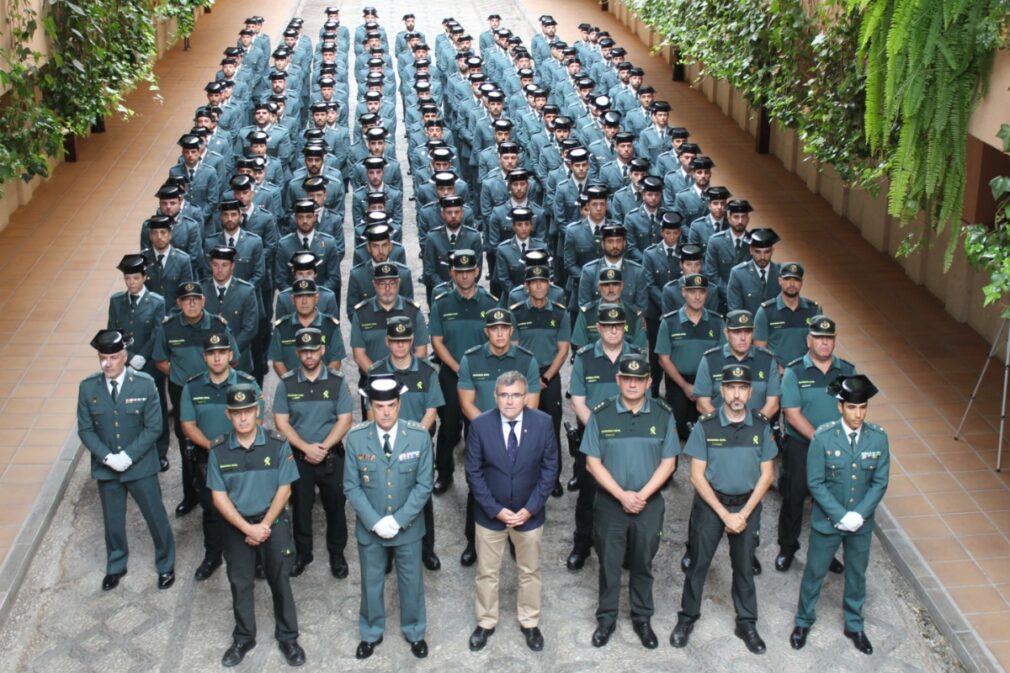 Nuevos guardias civiles alumnos