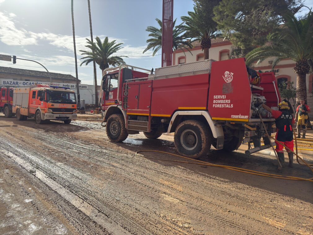 Bomberos Diputación DANA Algemesí