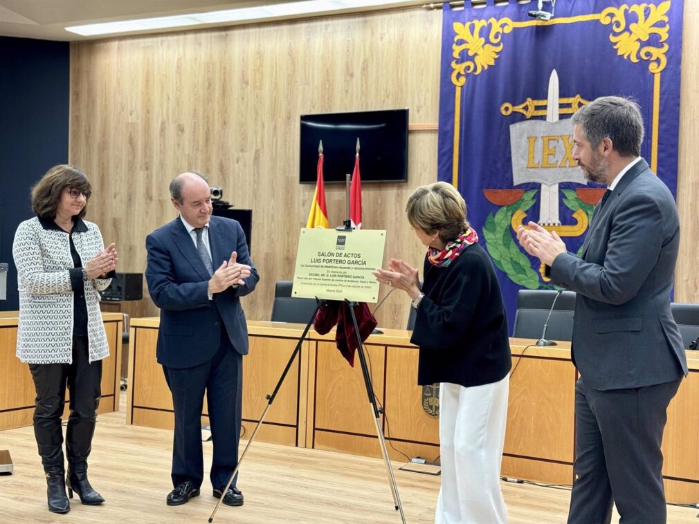 Granada.- Madrid rinde homenaje al fiscal Luis Portero en el aniversario de su asesinato por ETA