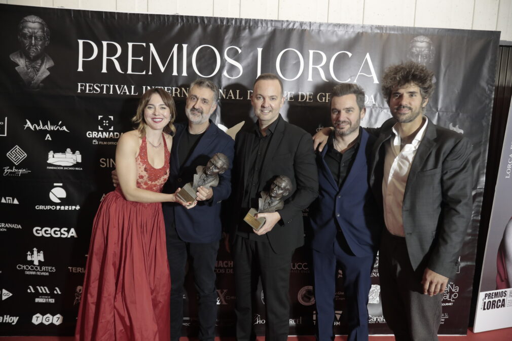 El equipo de La Zona Vacía, gandores del Premio Lorca a Mejor Película