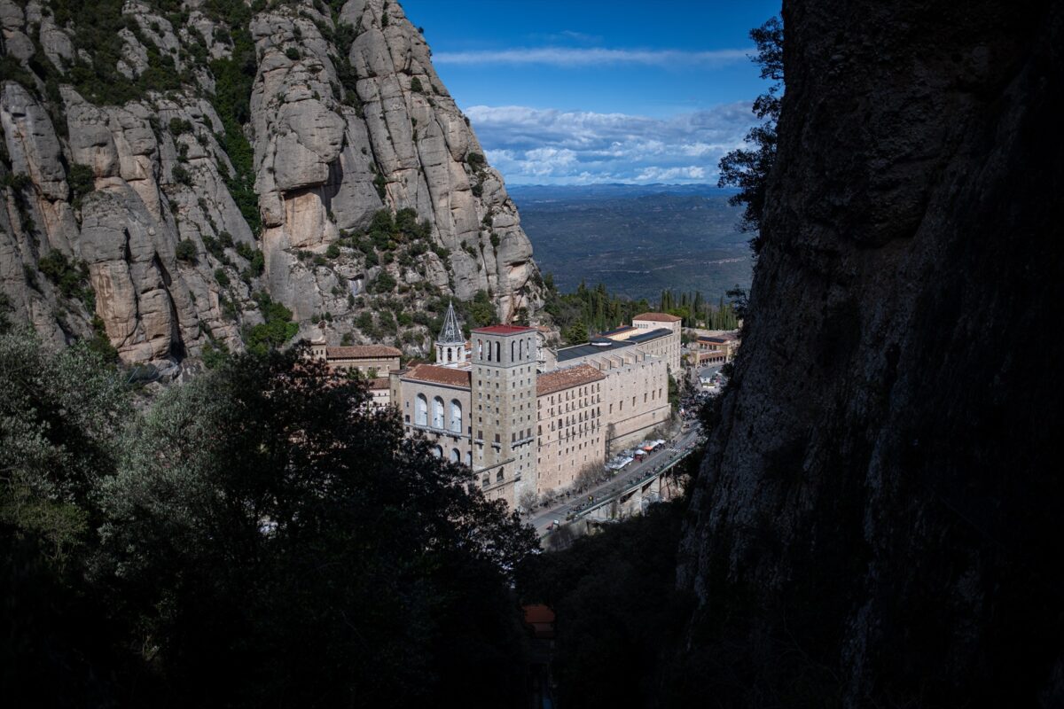 Monasterio de Montserrat en Monistrol de Montserrat (Barcelona)