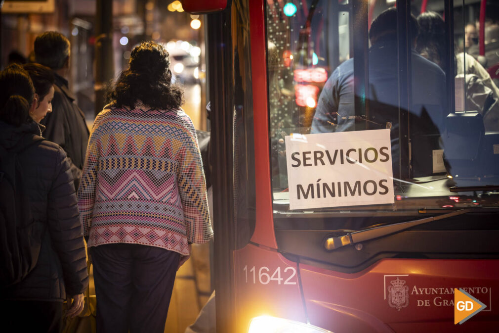 Huelga de autobuses de Granada