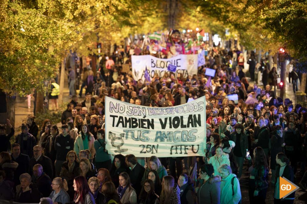 Manifestación del 25N en Granada