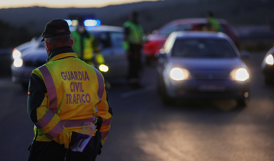 Control de la Guardia Civil un día antes de la Operación de Nochevieja