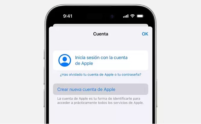 Inicio de sesión en la Cuenta de Apple