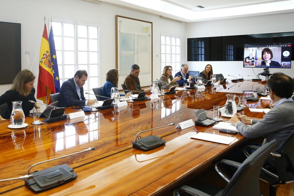 Reunión del Comité de crisis para el seguimiento de los efectos de la DANA, en el Complejo de la Moncloa, a 1 de noviembre de 2024- FOTO Pool Moncloa-José Manuel Álvarez